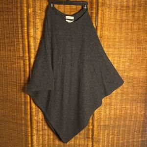 Rachel Zoe 100% Cashmere Poncho for Women OS